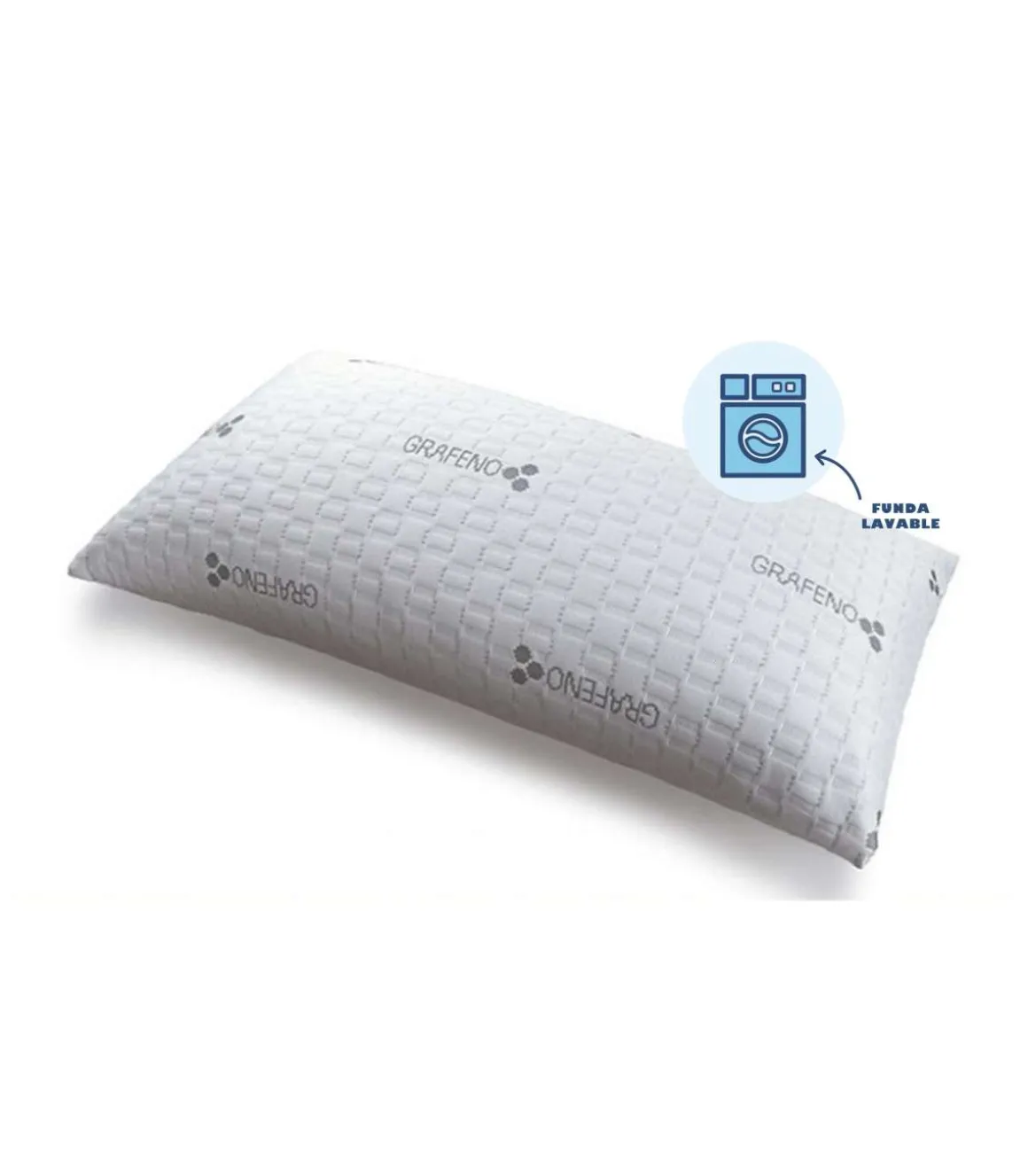 Almohada copos de viscoelástica Preston de 80cm.