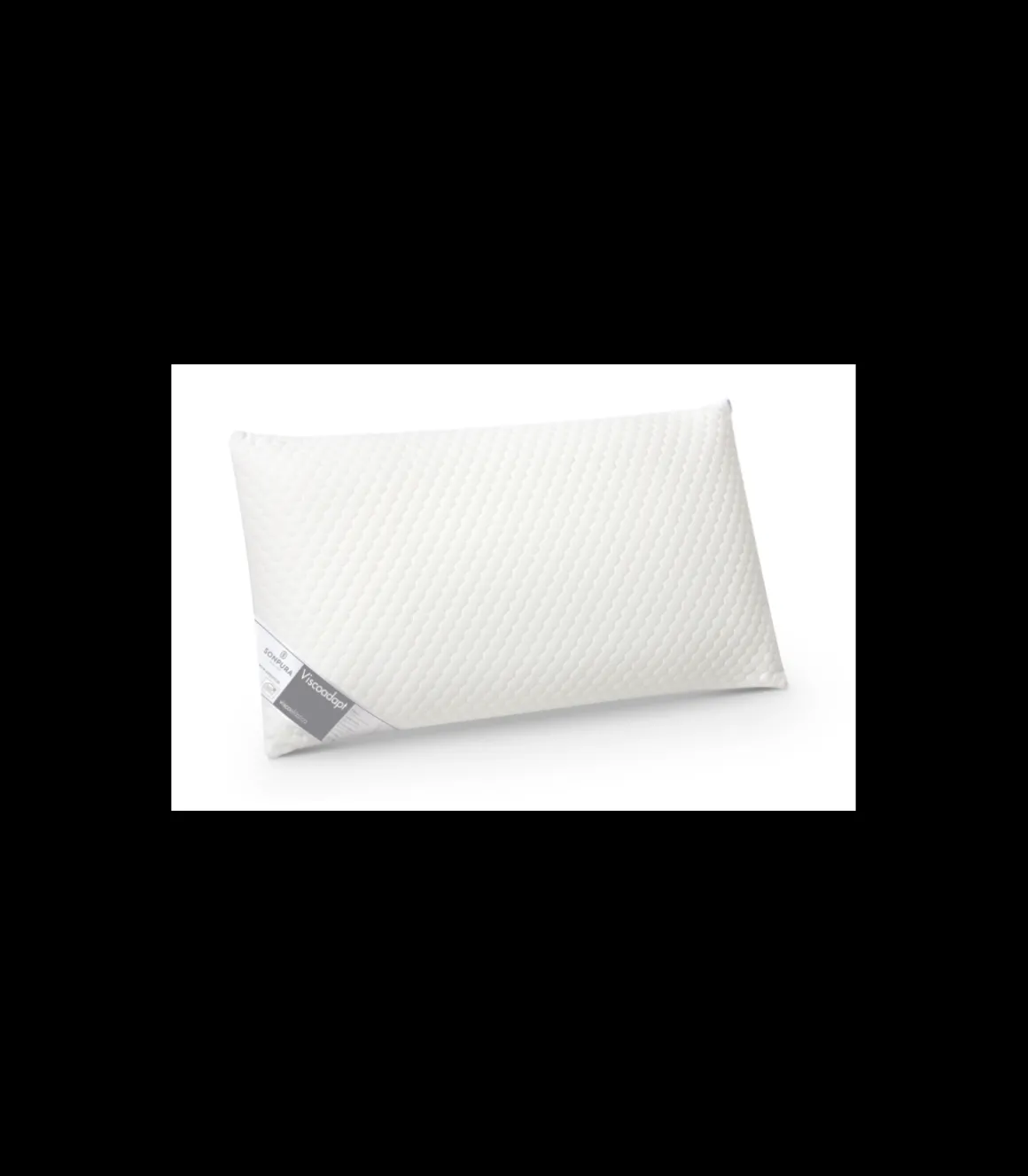 Almohada de Sonpura Viscoadapt 100% viscoelástica de 80x33x15cm de grosor..