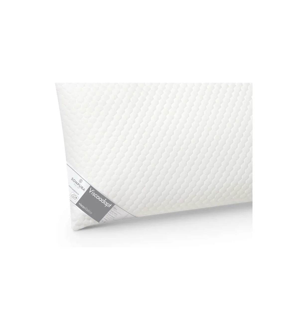 Almohada de Sonpura Viscoadapt 100% viscoelástica de 90x33x15cm de grosor..