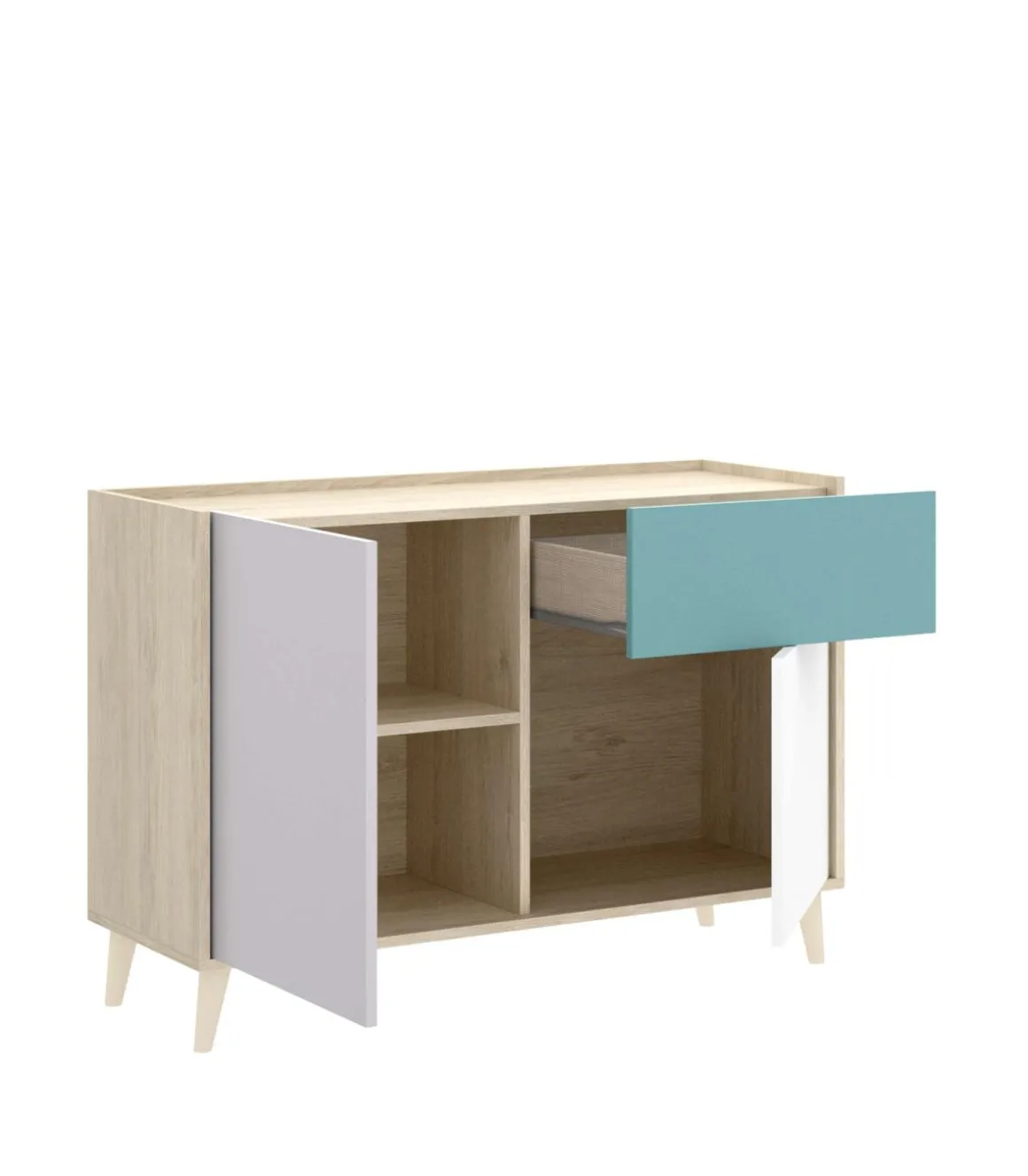Aparador 2 puertas 1 cajon La Iruela para salón recibidor 75 cm(alto)105 cm(ancho)43 cm(largo)