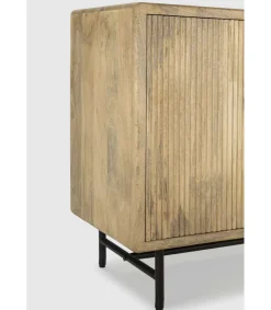 Aparador 3 puertas Michel acabado en madera de mango, 85cm(alto) 150cm(ancho) 40cm(largo)