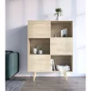 Aparador 3 puertas modelo-881 acabado roble, 131cm(alto) 101cm(ancho) 30cm(fondo).