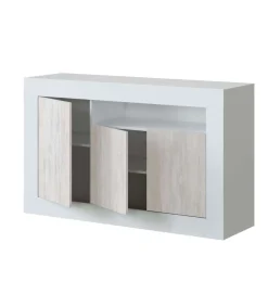 Aparador Teho 3 puertas y hueco superior. 87 cm (alto) x 144 cm (ancho) x 42 cm (prof.)