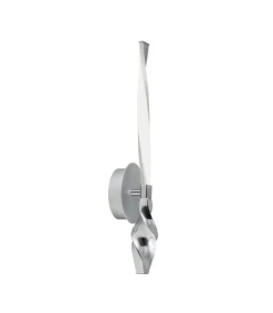 Aplique a pared led cromo modelo Mar 45 cm (alto)12 cm(ancho)10 cm(fondo)