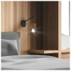 Aplique a pared modelo Antibes acabado negro 26 cm(alto)15 cm(ancho)26 cm(largo)