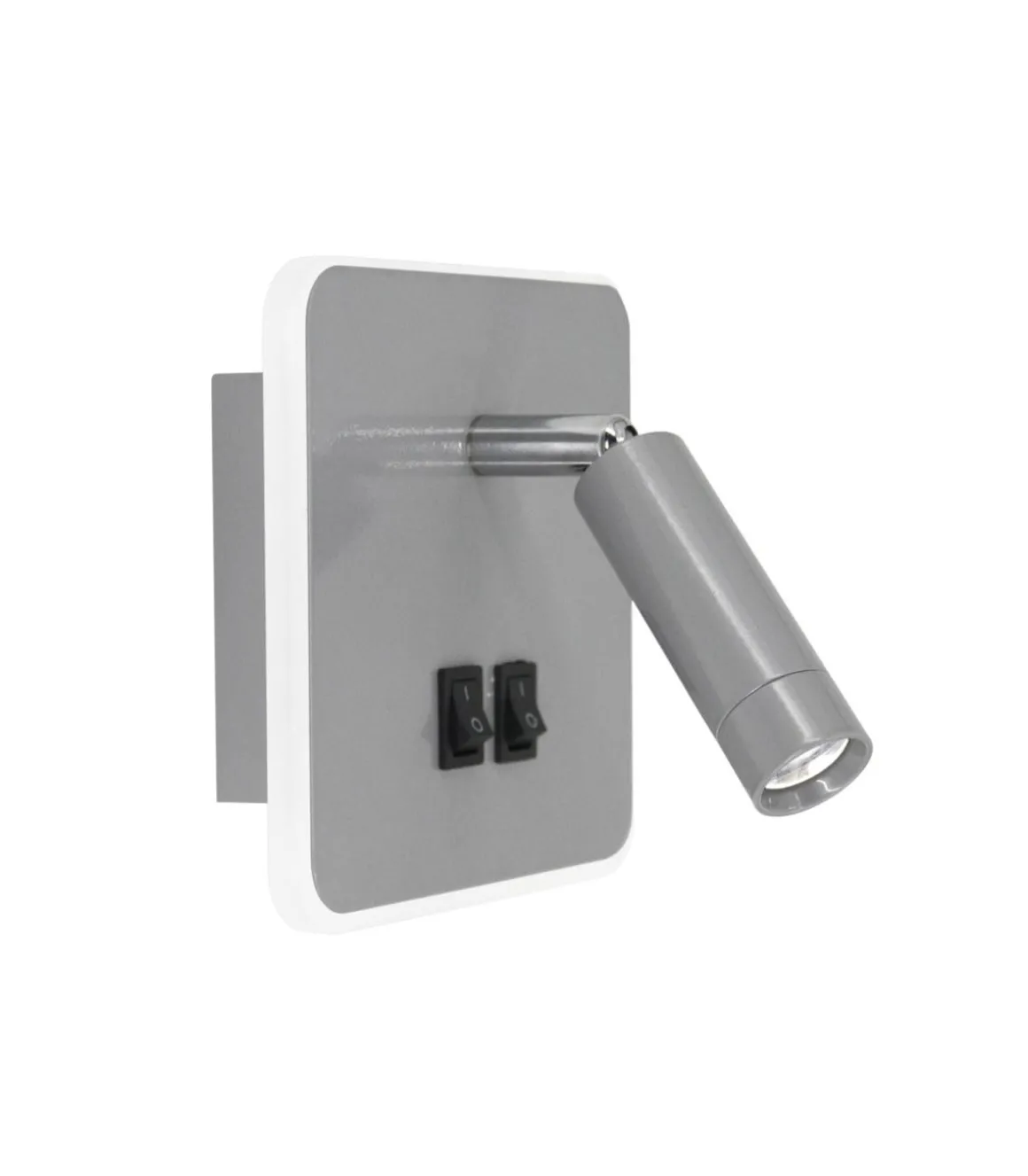 Aplique a pared modelo Moragues acabado plata 14 cm(alto) 14 cm(ancho) 14 cm (fondo)