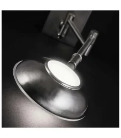 Aplique de lectura modelo Max acabado níquel satinado 10 cm(alto) 11 cm(ancho) 42 cm(fondo