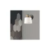 Aplique de pared modelo Arolas acabado negro 22 cm(alto) 17 cm(ancho) 21 cm(largo)