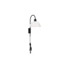 Aplique de pared modelo BELOS acabado negro, 40cm(alto) 20cm(ancho) 29cm(fondo)
