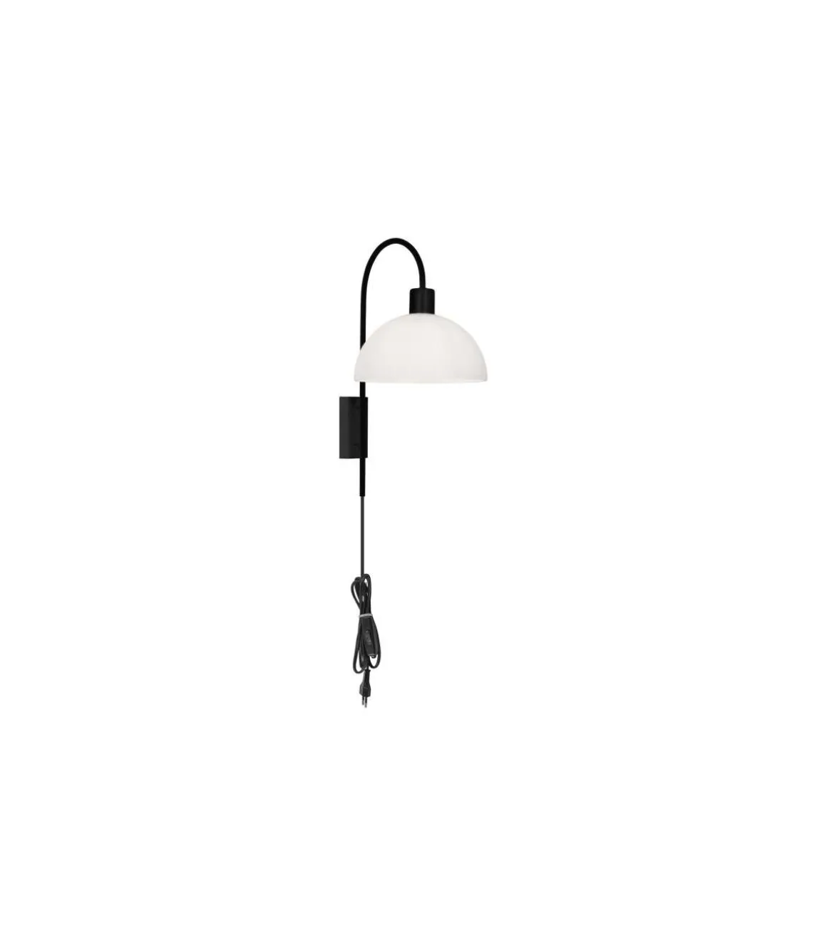 Aplique de pared modelo BELOS acabado negro, 40cm(alto) 20cm(ancho) 29cm(fondo)