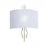 Aplique de pared modelo Dalia acabado cuero 43 cm(alto) 26.5 cm(ancho) 13 cm(largo)