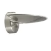 Aplique de pared modelo Nube acabado niquel satinado 10 cm(alto) 30 cm(ancho) 23 cm (fondo)