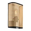 Aplique de pared modelo Oyster acabado natural 25 cm(alto)16 cm(ancho)11 cm(largo)