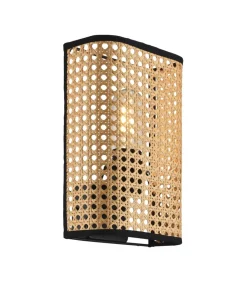 Aplique de pared modelo Oyster acabado natural 25 cm(alto)16 cm(ancho)11 cm(largo)