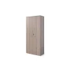 Armario alto con puertas acabado olmo claro, 208.8 cm(alto)93 cm(ancho)42.5 cm(fondo)..