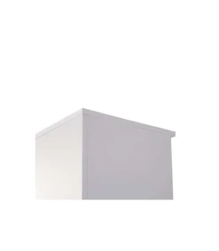 Armario alto con puertas acabado blanco, 208.8 cm(alto)93 cm(ancho)42.5 cm(fondo)..