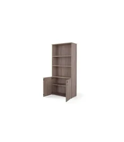 Armario alto con puertas bajas acabado olmo claro, 208.8 cm(alto)93 cm(ancho)42.5 cm(fondo) .