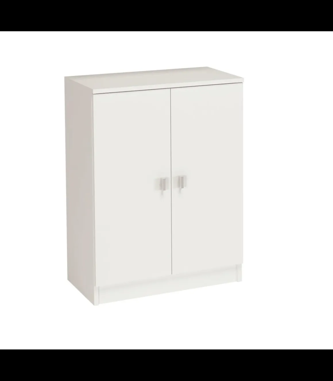 Armario bajo dos puertas Marbella color blanco 60 cm(ancho) 80 cm(altura) 34 cm(fondo)