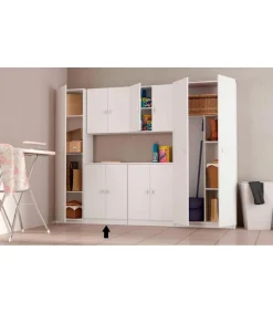 Armario bajo dos puertas Marbella color blanco 60 cm(ancho) 80 cm(altura) 34 cm(fondo)