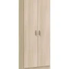Armario escobero Milan en color roble de 2 puertas 73 cm(ancho) 180 cm(altura) 37 cm(fondo)