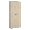 Armario multiusos en acabado Natural multiusos 2 puertas escobero 78 cm(ancho) 190 cm(altura) 35 cm(fondo)