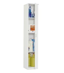 Armario multiusos en color blanco Turin 40 cm(ancho) 180 cm(altura) 35 cm(fondo)