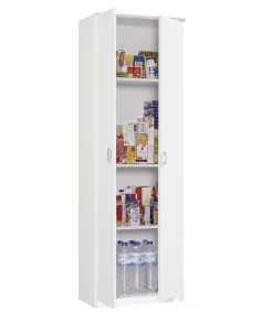 Armario multiusos en color blanco Turin 60 cm(ancho) 180 cm(altura) 35 cm(fondo)