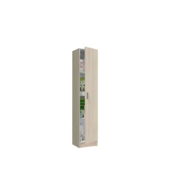 Armario multiusos Milan en roble, 37.2 cm(ancho) 180 cm(altura) 37 cm(fondo)