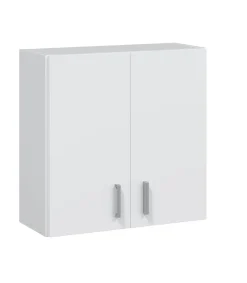 Armario multiusos para colgar en acabado blanco Milan. 59 cm(ancho) 60 cm(altura) 26.5 cm(fondo)