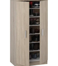 Armario multiusos 2 puertas Sfera en roble canadian 55 cm(ancho) 108 cm(altura) 35 cm(fondo)