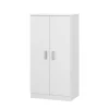Armario multiusos 2 puertas Sfera en blanco 55 cm(ancho) 108 cm(altura) 35 cm(fondo)
