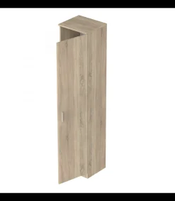 Armario multiusos Tibet acabado roble cambrian, 40 cm(ancho) 180 cm(altura) 35 cm(fondo)