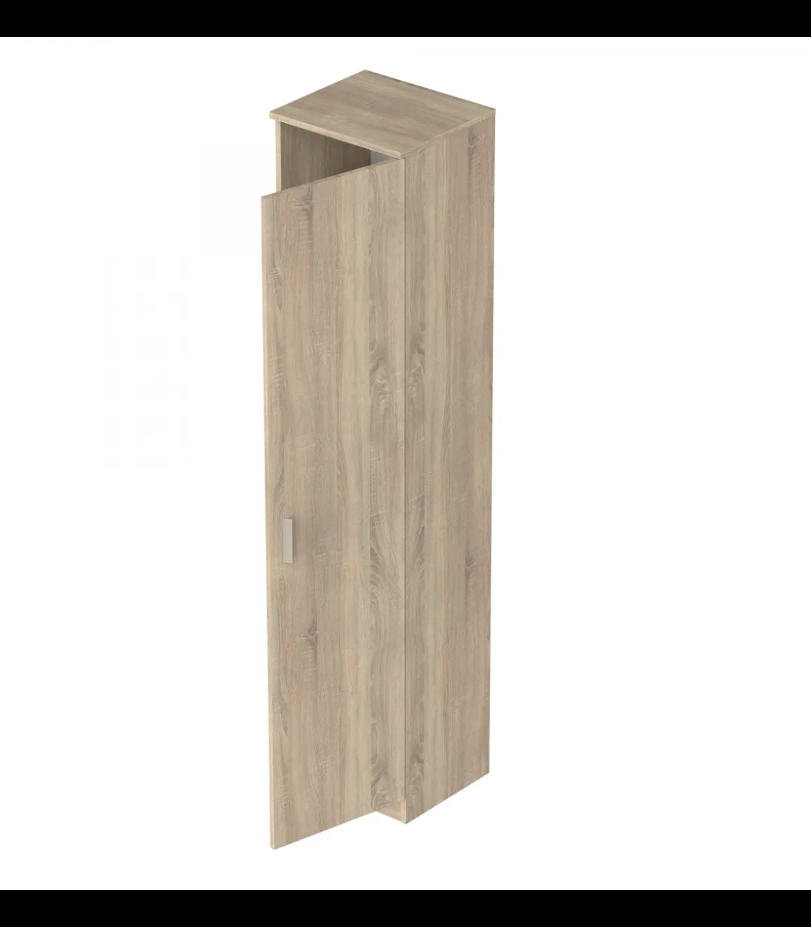 Armario multiusos Tibet acabado roble cambrian, 40 cm(ancho) 180 cm(altura) 35 cm(fondo)
