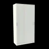 Armario 2 puertas correderas acabado blanco, 200 cm(alto)100 cm(ancho)50 cm(fondo.