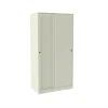Armario 2 puertas correderas color acabado blanco 180 cm(alto)89,6 cm(ancho)50 cm(fondo)