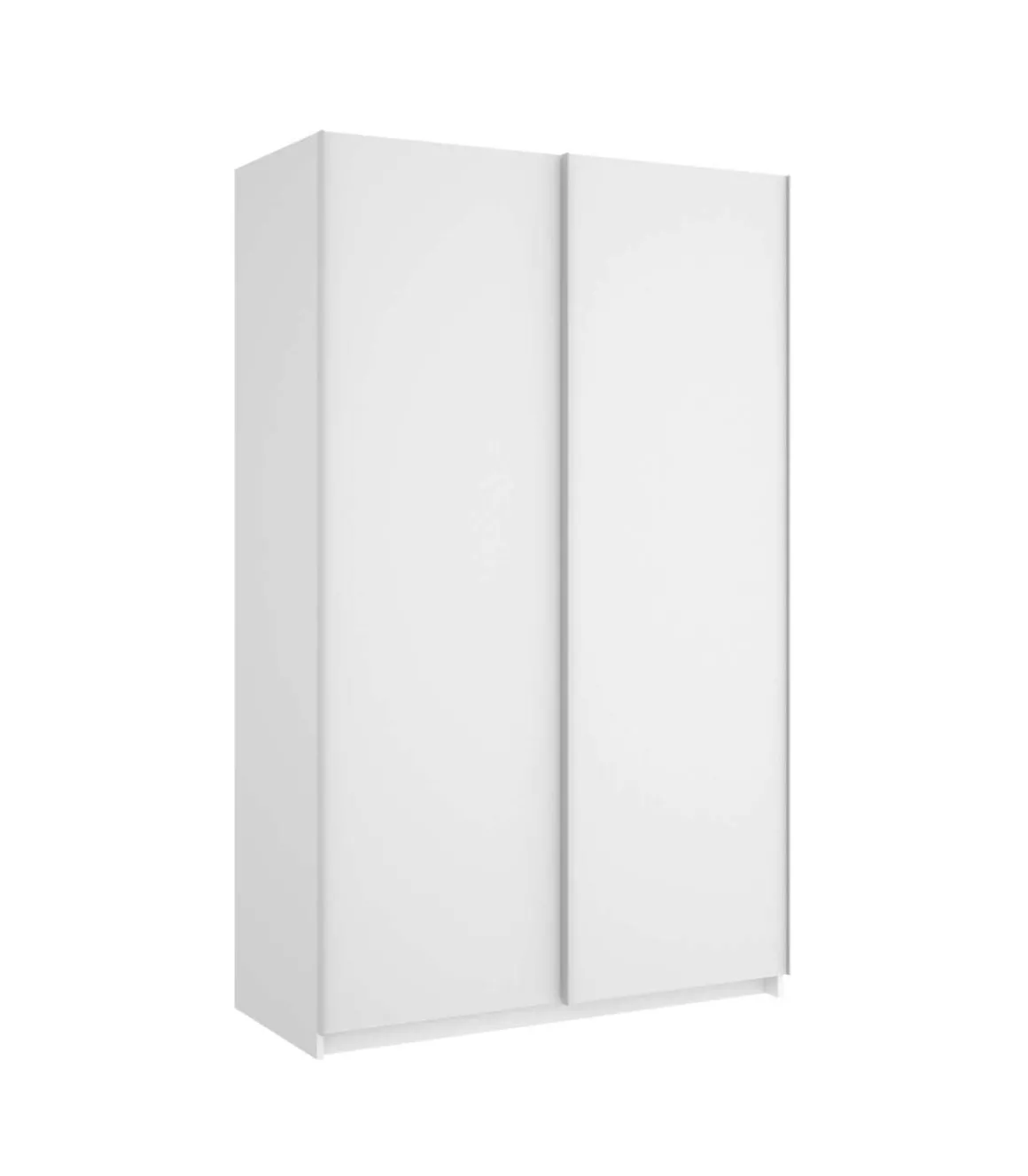 Armario puertas correderas Connor acabado blanco 204 cm(alto)120 cm(ancho)65 cm(largo