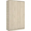 Armario puertas correderas Lupión en roble natural. 204 cm(alto)120 cm(ancho)50 cm(largo)