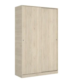 Armario puertas correderas Lupión en roble natural. 204 cm(alto)120 cm(ancho)50 cm(largo)