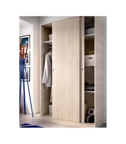 Armario puertas correderas Lupión en roble natural. 204 cm(alto)120 cm(ancho)50 cm(largo)