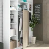 Armario Recibidor Neo acabado roble/blanco, 187 cm(alto)100 cm(ancho)35 cm(fondo)