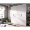 Armario ropero Lucia puertas abatibles acabado blanco 204 cm(alto)180 cm(ancho)52 cm(largo)