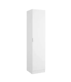 Armario ropero 1 puerta Jaen en acabado Blanco 40.5 cm(ancho) 184 cm(altura) 52 cm(fondo)