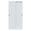 Armario ropero puertas correderas blanco. 200cm(alto). 100cm(ancho). 50cm(fondo).