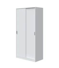 Armario ropero puertas correderas blanco. 200cm(alto). 100cm(ancho). 50cm(fondo).