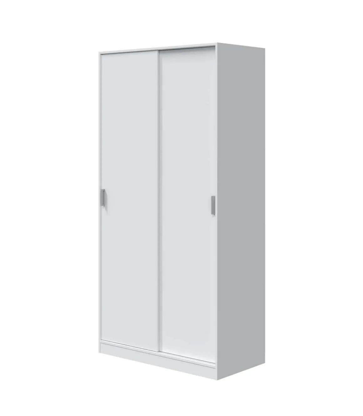 Armario ropero puertas correderas blanco. 200cm(alto). 100cm(ancho). 50cm(fondo).