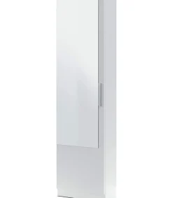 Armario Zapatero con espejo Gusto en color blanco artik. 50 cm(ancho) 180 cm(altura) 22 cm(fondo)