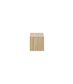 Baúl para dormitorio Decor acabado pino/rattan, 40cm(alto) 80cm(ancho) 40cm(fondo)