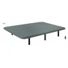 Base tapizada L2 3D de Colchones.es tapizado gris de 80x190x6cm..