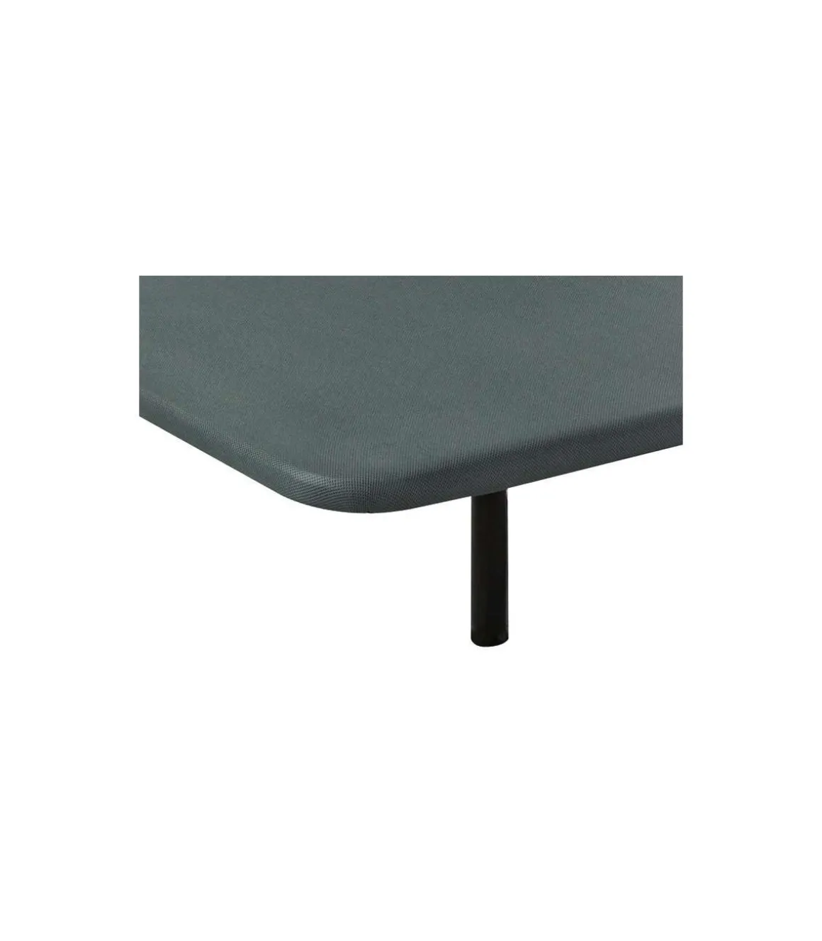 Base tapizada L2 3D de Colchones.es tapizado gris de 90x190x6cm..