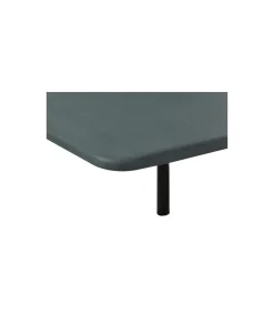 Base tapizada L2 3D de Colchones.es tapizado gris de 150x200x6cm..